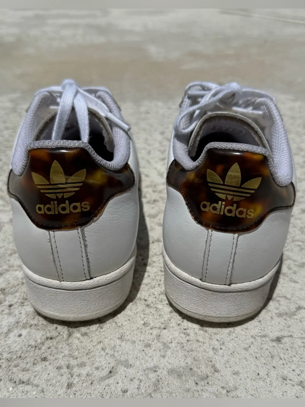 Adidas Superstar ‘Tortoiseshell’ | Women’s Size 8 | tortoiseshell & gold accents